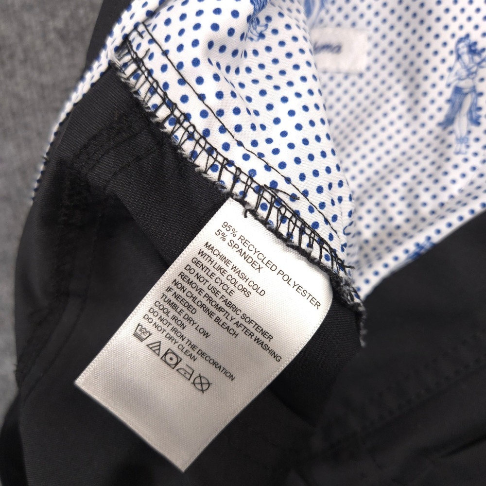 Tommy Bahama Tropic Line Performance Pants Mens *40X33* Black Golf Preppy Casual - Picture 9 of 9